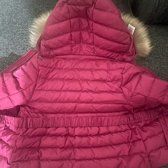 Burberry Kids Burgundy-Pinkish Puffer Jacket - Picture 7 of 8
